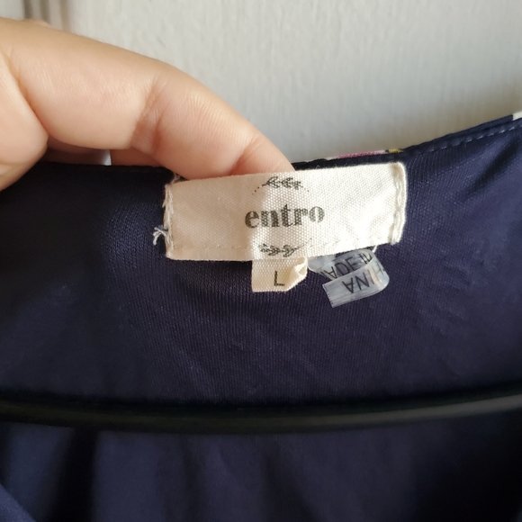 SHEER FLORAL TOP - Picture 3 of 4